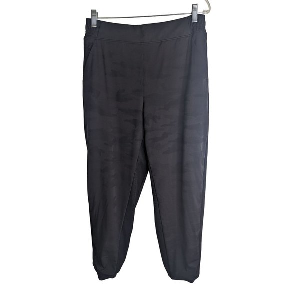 Athleta Pants Women's Jogger Brooklyn Texture Lined Camo Print Athletic sz 10 - Picture 1 of 8